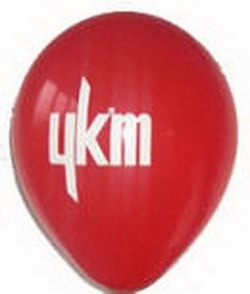 Tek y�ze tek renk logo , yaz�  ve resim balon bask�s� 1000 adet 